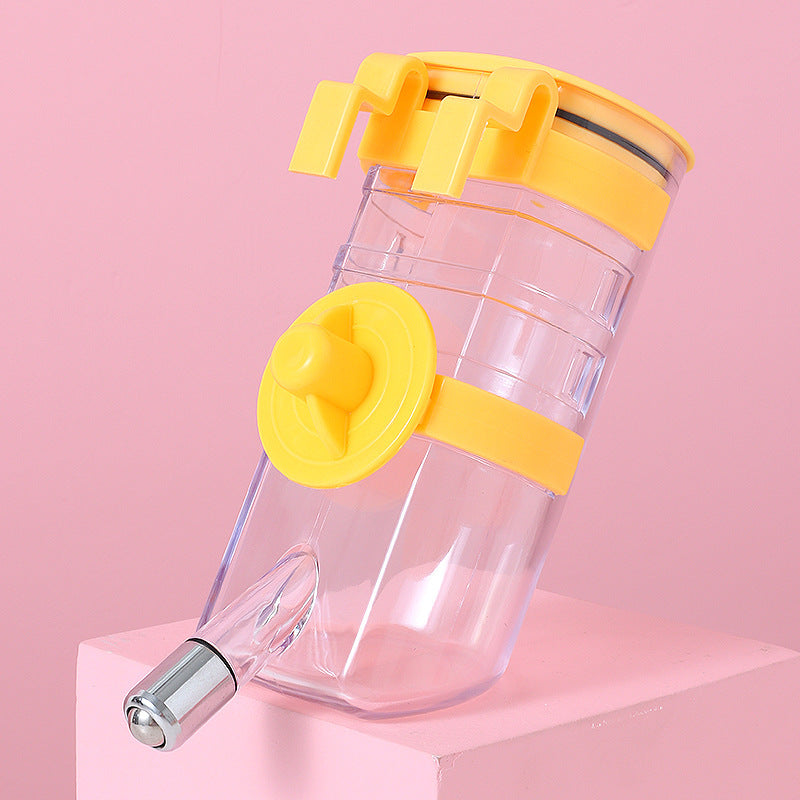 No-Drip Dog Kennel Water Bottle – Automatic Hanging Dispenser for Crates & Cages