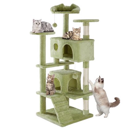 FurryFable 54" Sisal Cat Tree Tower