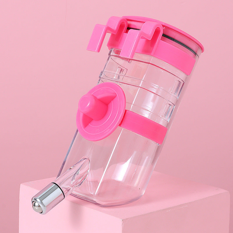 No-Drip Dog Kennel Water Bottle – Automatic Hanging Dispenser for Crates & Cages