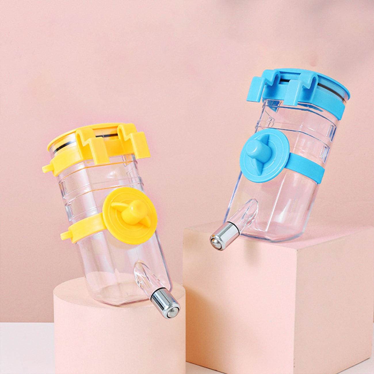 No-Drip Dog Kennel Water Bottle – Automatic Hanging Dispenser for Crates & Cages