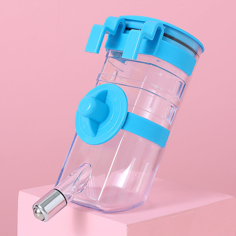 No-Drip Dog Kennel Water Bottle – Automatic Hanging Dispenser for Crates & Cages