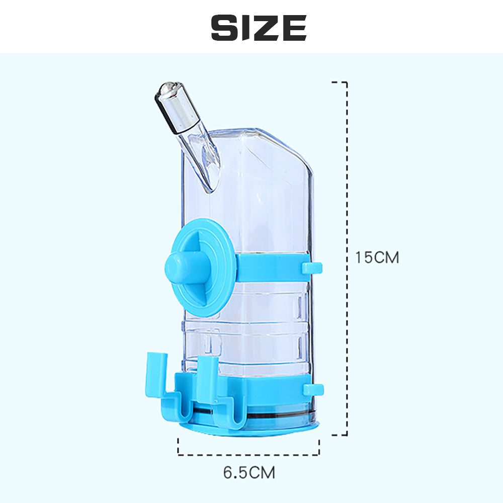 No-Drip Dog Kennel Water Bottle – Automatic Hanging Dispenser for Crates & Cages