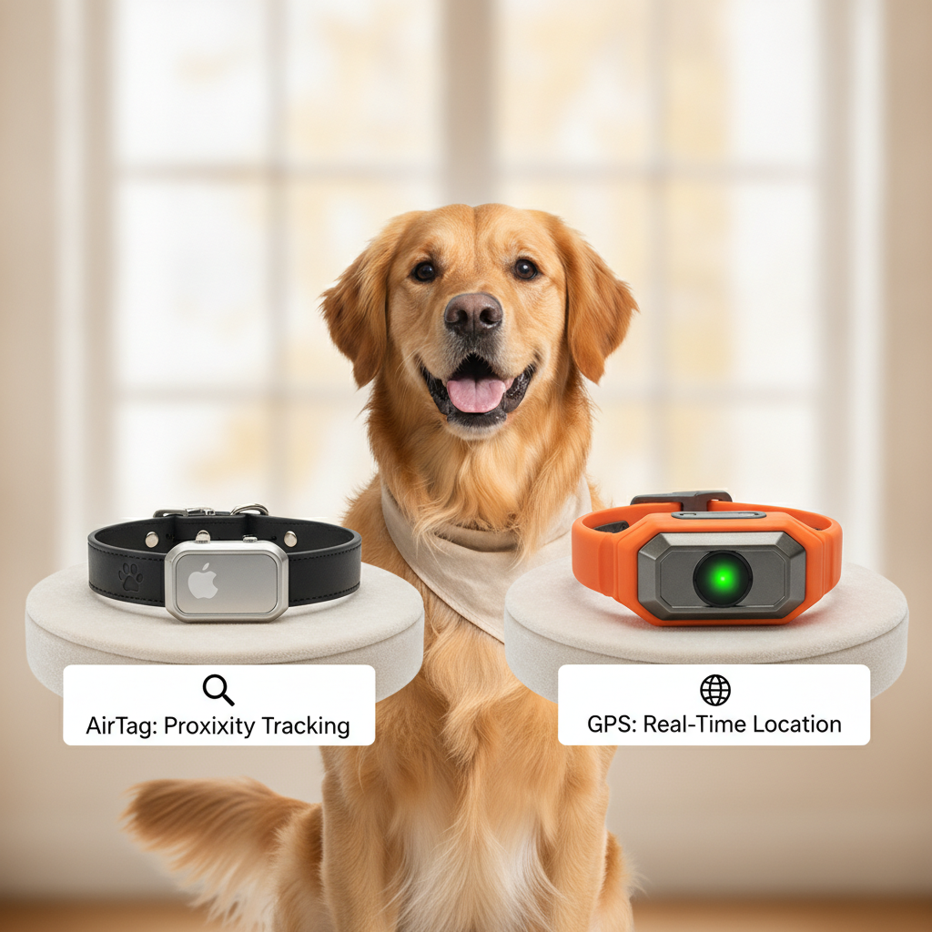 AirTag Pet Collars vs. GPS Trackers: The Ultimate Safety Showdown