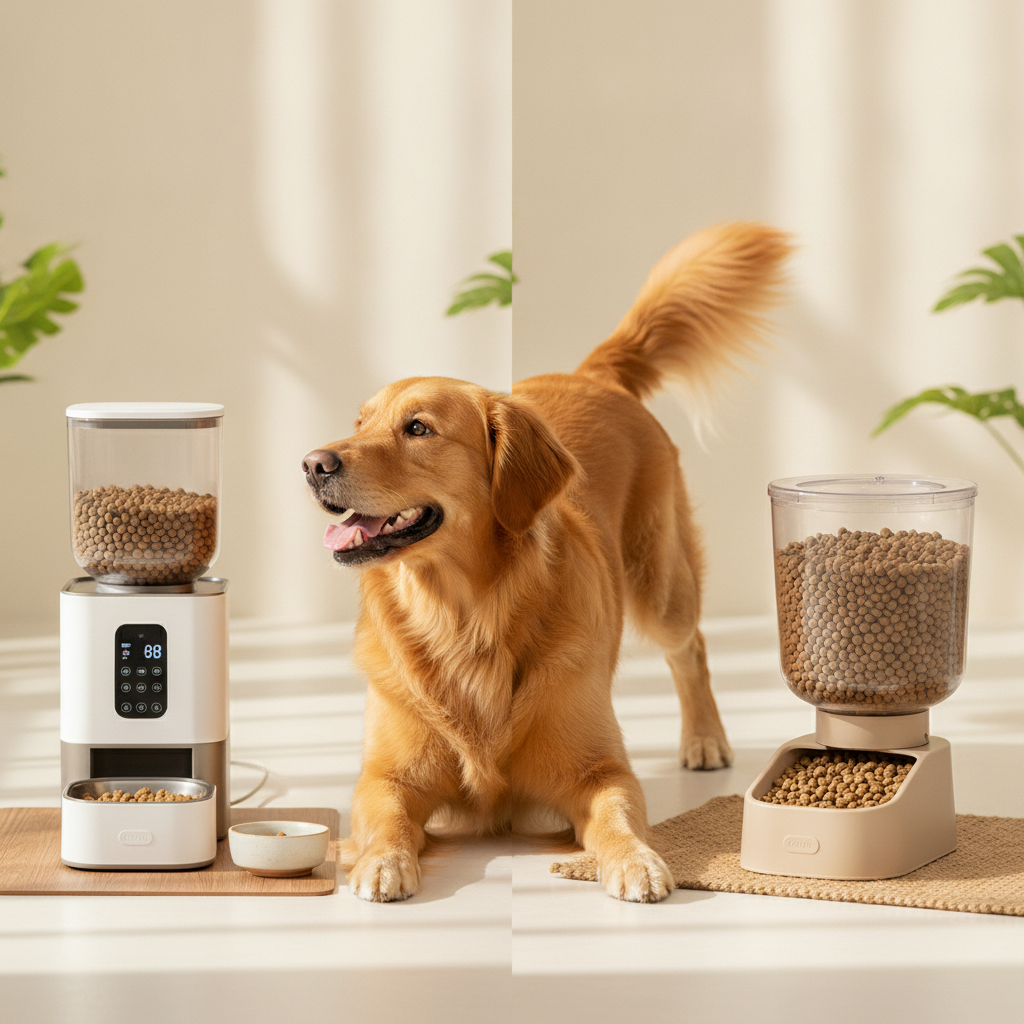 Smart Automatic Pet Feeder vs. Gravity Feeder: Which is Best for Your Pet's Routine?