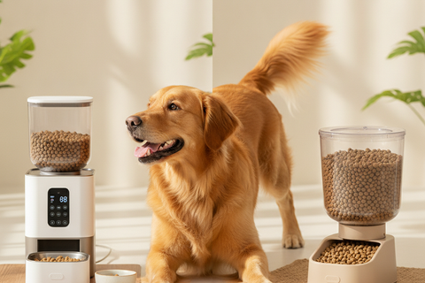 Smart Automatic Pet Feeder vs. Gravity Feeder: Which is Best for Your Pet's Routine?