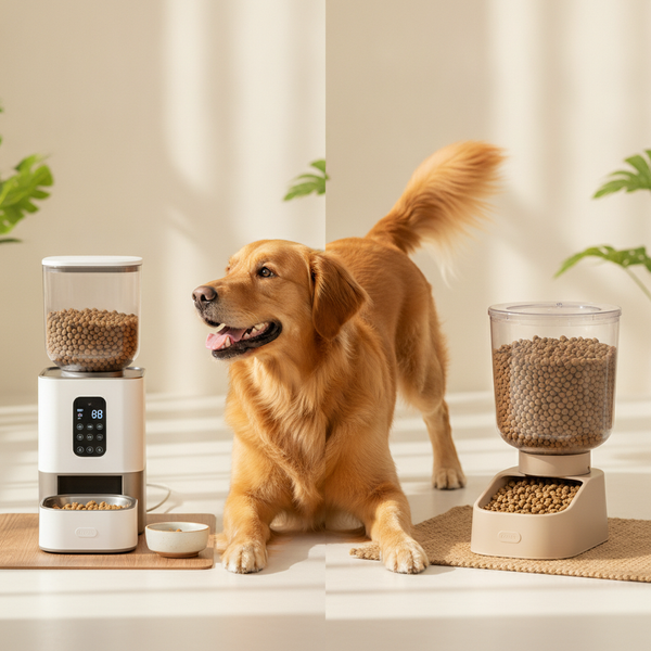 Smart Automatic Pet Feeder vs. Gravity Feeder: Which is Best for Your Pet's Routine?