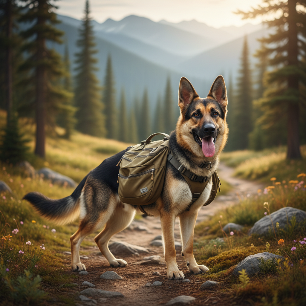 The Best Dog Backpacks for German Shepherds & Other Large Breeds