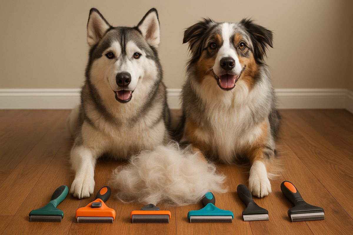 5 Best Dog Shedding Tools for Thick Double Coats (Husky & Aussie Owners)