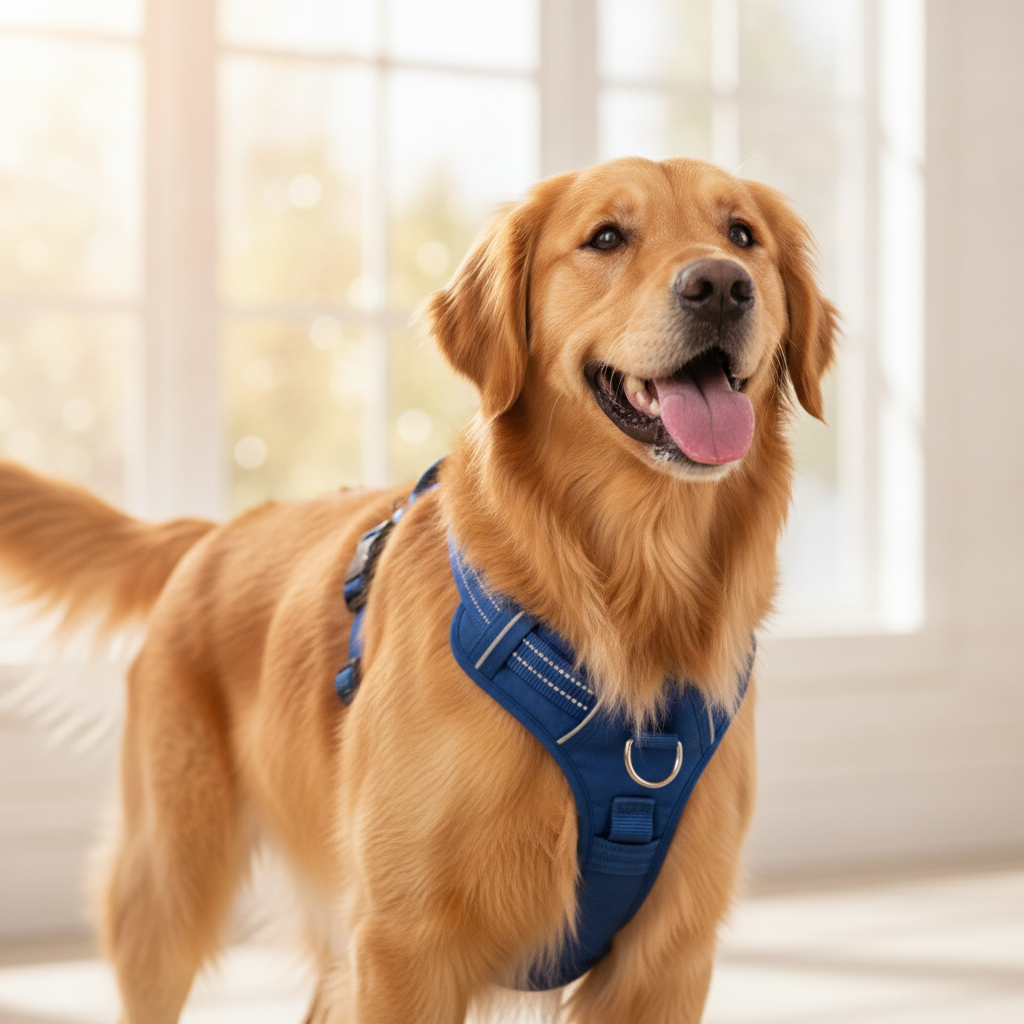 Best No-Pull Harness for Golden Retrievers: Comfort & Control