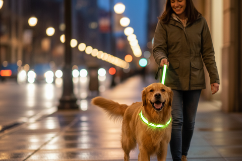 Stay Visible, Stay Safe: Essential Reflective Dog Leashes for Night Walks