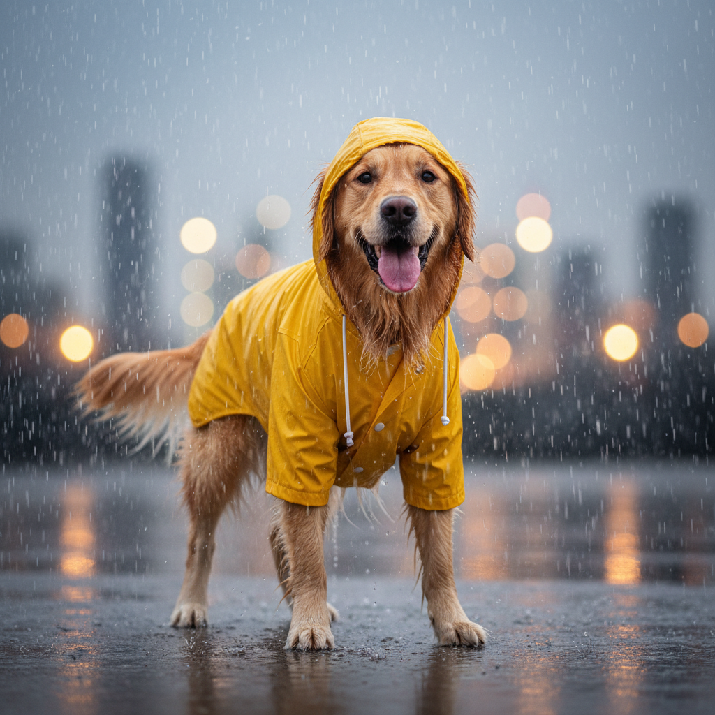 Raincoat Size Chart: Keeping Your Dog Dry