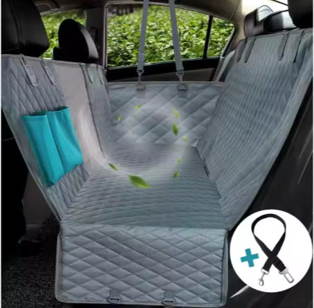 Pet Car Seat Cover | Waterproof Hammock Protector for Back Seat