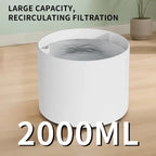 FurryFable Silent Circular Pet Water Fountain | Filtered & Clean