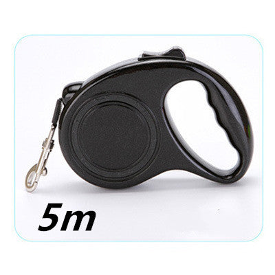 Retractable Dog Leash with One-Touch Brake – Tangle-Free Nylon Lead for Small & Medium Dogs