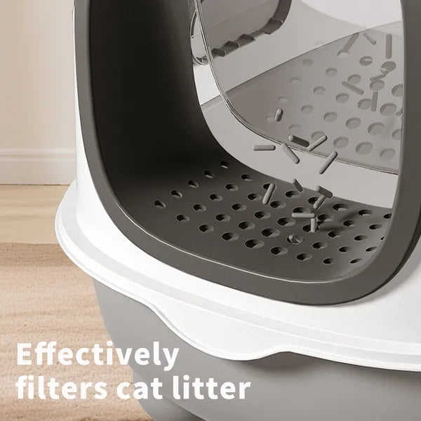 FurryFable Classic Large Space Cat Litter Box | Simple & Practical