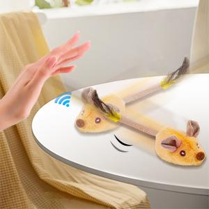 Interactive LED Mouse Toy for Cats | USB Rechargeable, Automatic Moving & Chirping