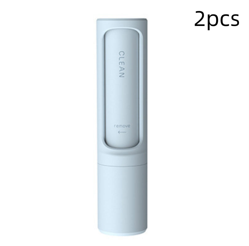 FurryFable pet hair remover with a happy dog in a clean home environment