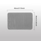 FurryFable Soft Double-Layer Cat Litter Mat | Washable & Anti-Tracking
