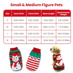 Christmas Pet Sweater | Snowman & Stripe Turtleneck for Dogs & Cats