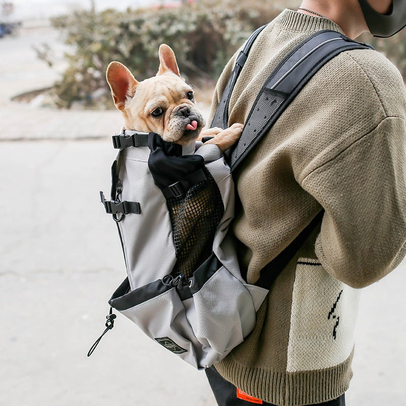 FurryFable Double-Shoulder Pet Carrier Backpack