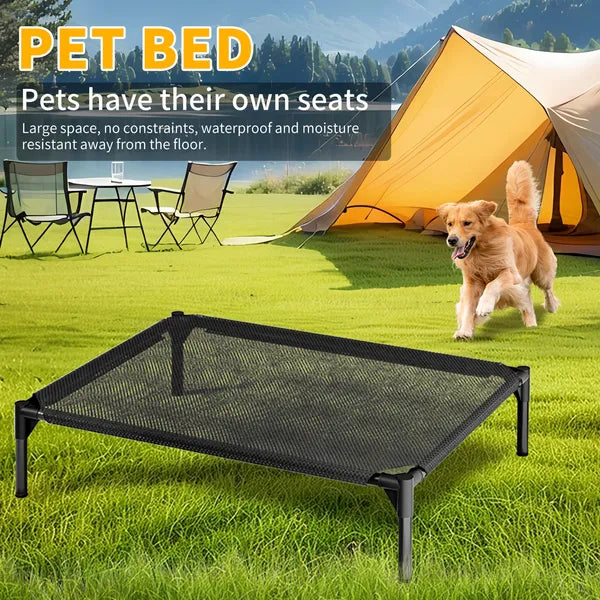 XL Cooling Mesh Pet Bed - Ventilated, Outdoor & Indoor Comfort