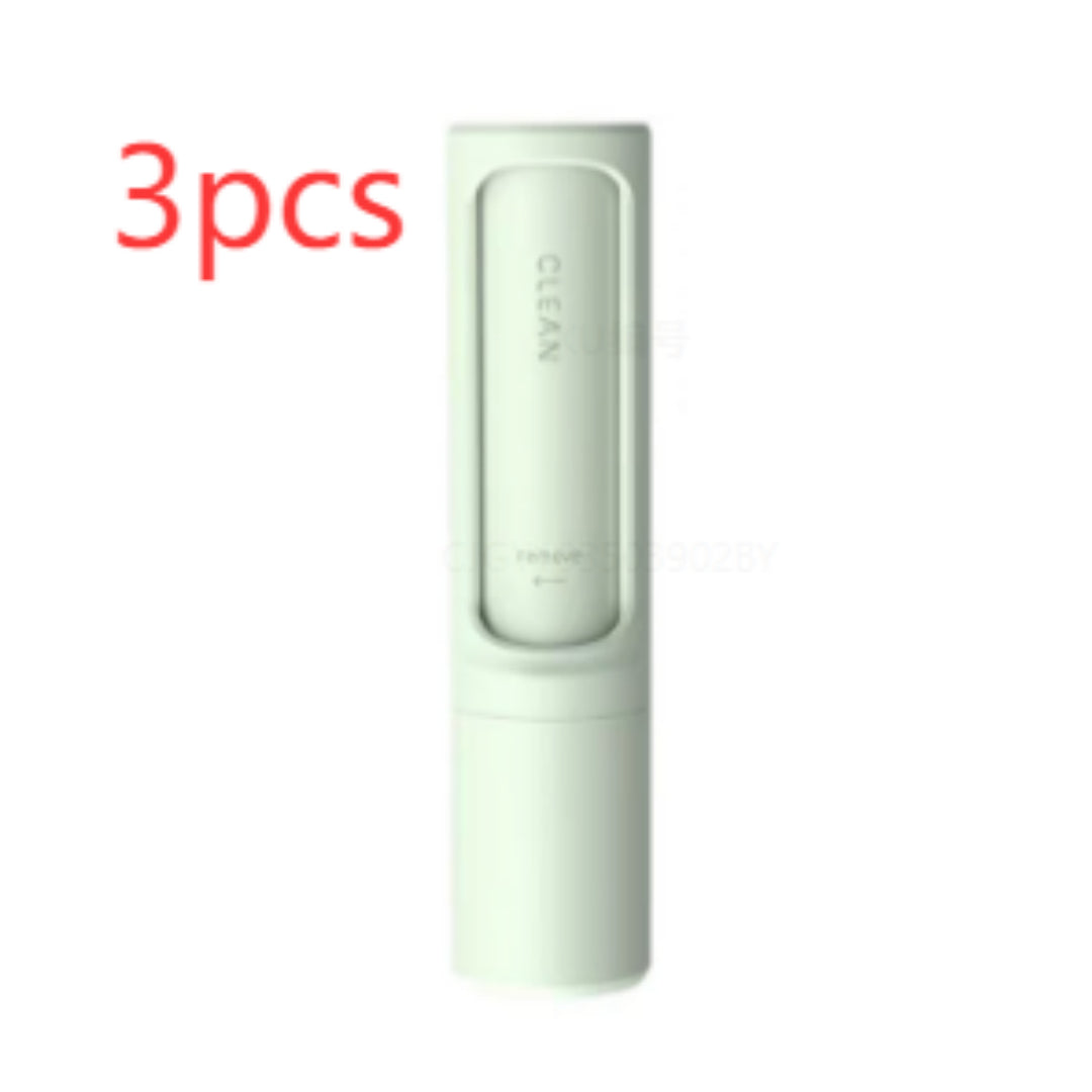 FurryFable Self-Cleaning Pet Hair Remover Brush in sleek white