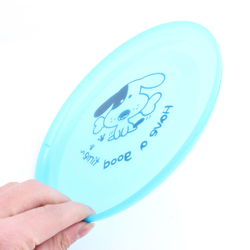 Silicone Flying Disc Toy – Interactive Chew-Resistant Frisbee for Dogs & Cats
