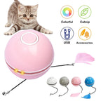 Smart LED Laser Cat Toy Ball | Automatic Electronic Rolling Interactive Pet Toy for Cats