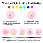 Smart LED Laser Cat Toy Ball | Automatic Electronic Rolling Interactive Pet Toy for Cats