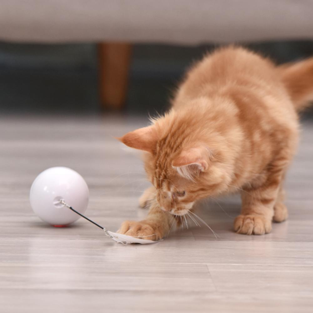 Smart LED Laser Cat Toy Ball | Automatic Electronic Rolling Interactive Pet Toy for Cats