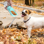 2-in-1 Dog Water & Food Bottle – Leak-Proof, Portable Travel Dispenser
