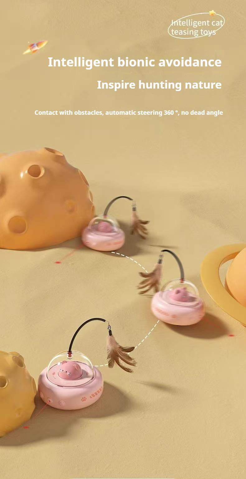 Smart Electric Cat Toy Car – Automatic Laser Pointer for Interactive Play and Exercise