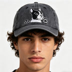 FurryFable Boston Terrier Dog Embroidered Baseball Cap
