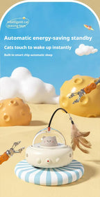 Smart Electric Cat Toy Car – Automatic Laser Pointer for Interactive Play and Exercise