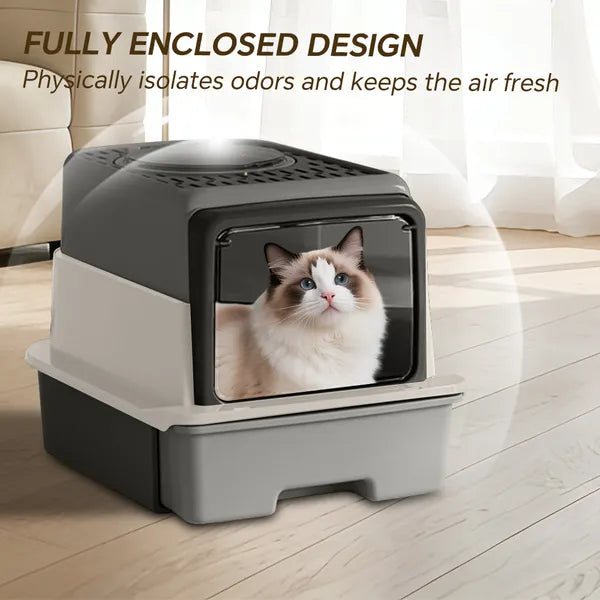 Ultra-Durable Triple Thick Cat Litter Box | Stable & Robust