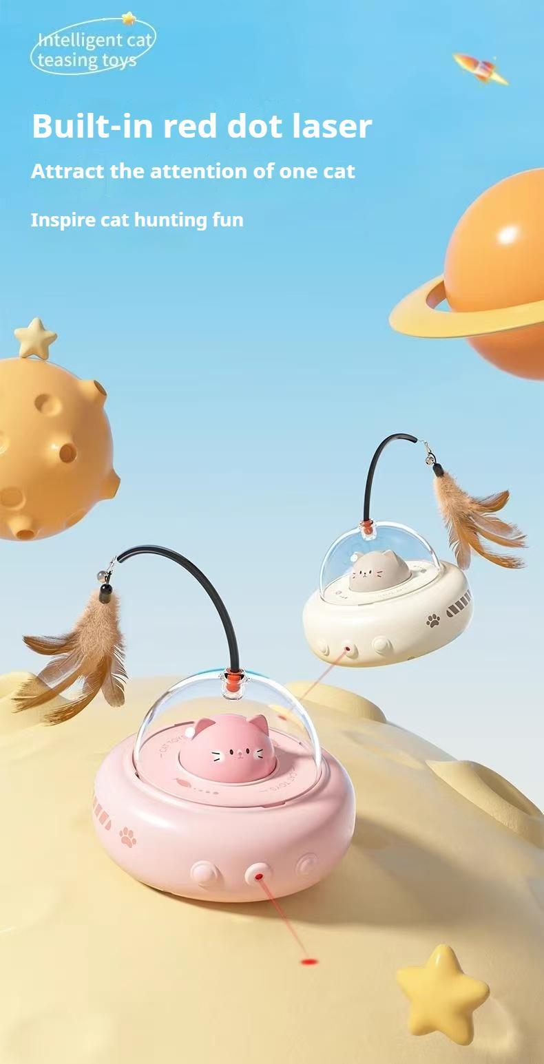 Smart Electric Cat Toy Car – Automatic Laser Pointer for Interactive Play and Exercise