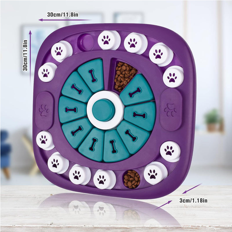 FurryFable Interactive Treat Puzzle Board | Dog Enrichment Toy