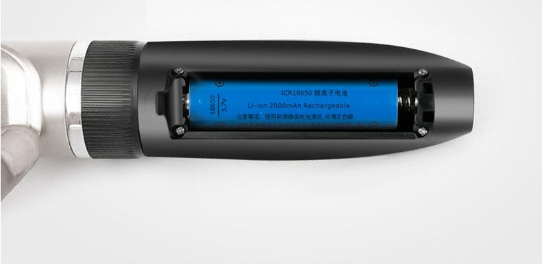 Charging the FurryFable pet clipper with a USB cable.