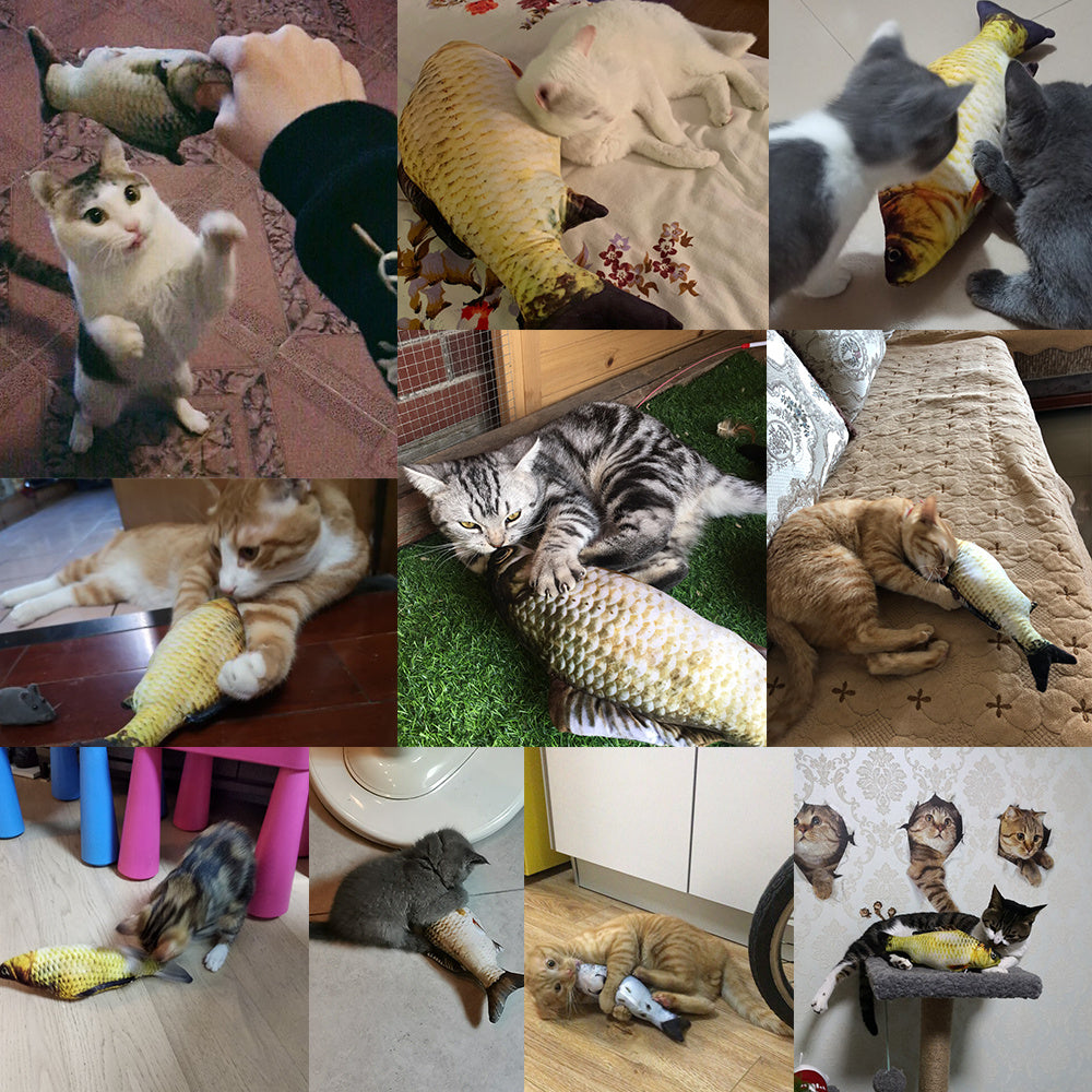 Electric Jumping Fish Toy – Realistic Flopping Fish for Cats (No Catnip Version)