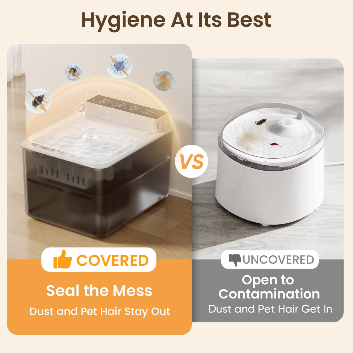 FurryFable Wired Automatic Pet Water Fountain