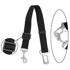 Adjustable Dog Car Seat Belt – Retractable Safety Harness for Pets