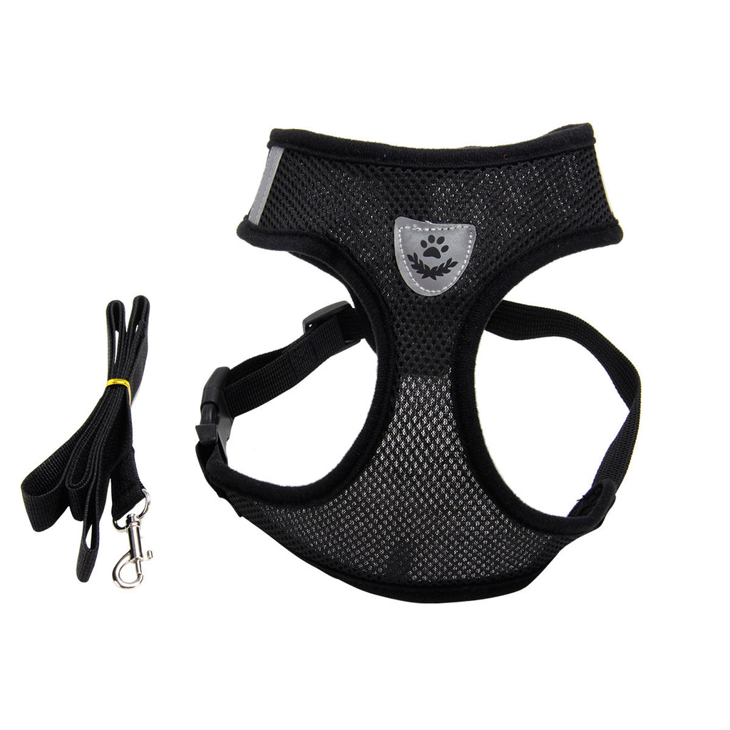 Adjustable No-Pull Mesh Dog Harness