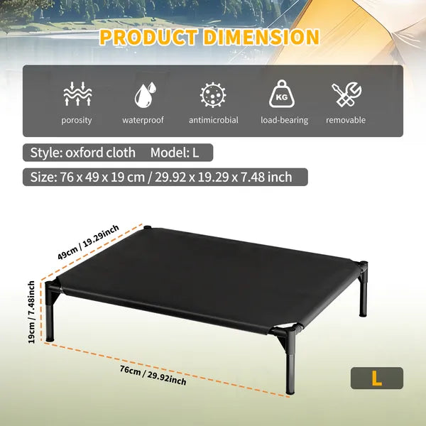 FurryFable Premium Waterproof Oxford Pet Sofa Bed | Washable & Durable