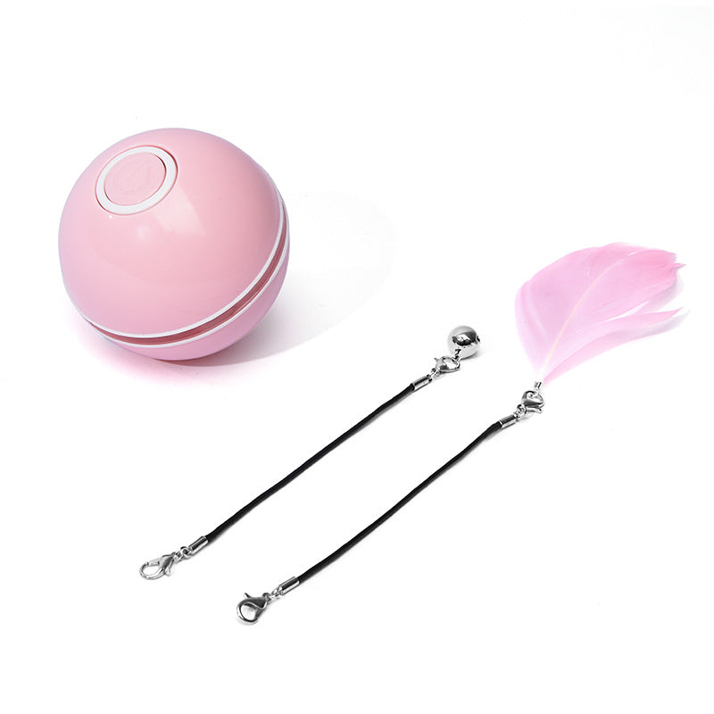 FurryFable LED Laser Rolling Cat Toy Ball