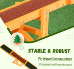 Wooden Dog Agility Seesaw – Weather-Resistant Training & Exercise Equipment (71" L)