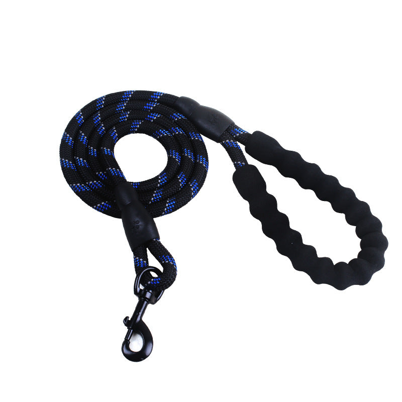 Reflective No-Slip Dog Leash with Soft Foam Handle – Durable Nylon Rope for Small, Medium & Large Dogs