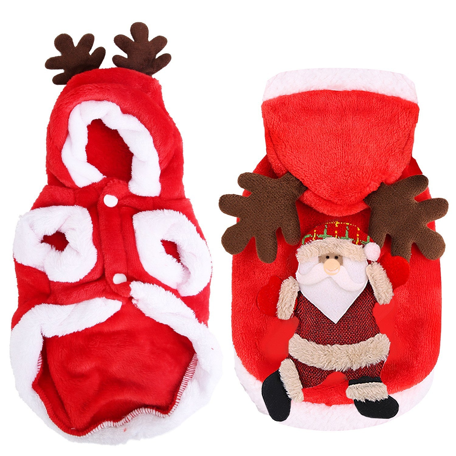 Christmas Pet Costume | Santa & Reindeer Outfit for Dogs & Cats
