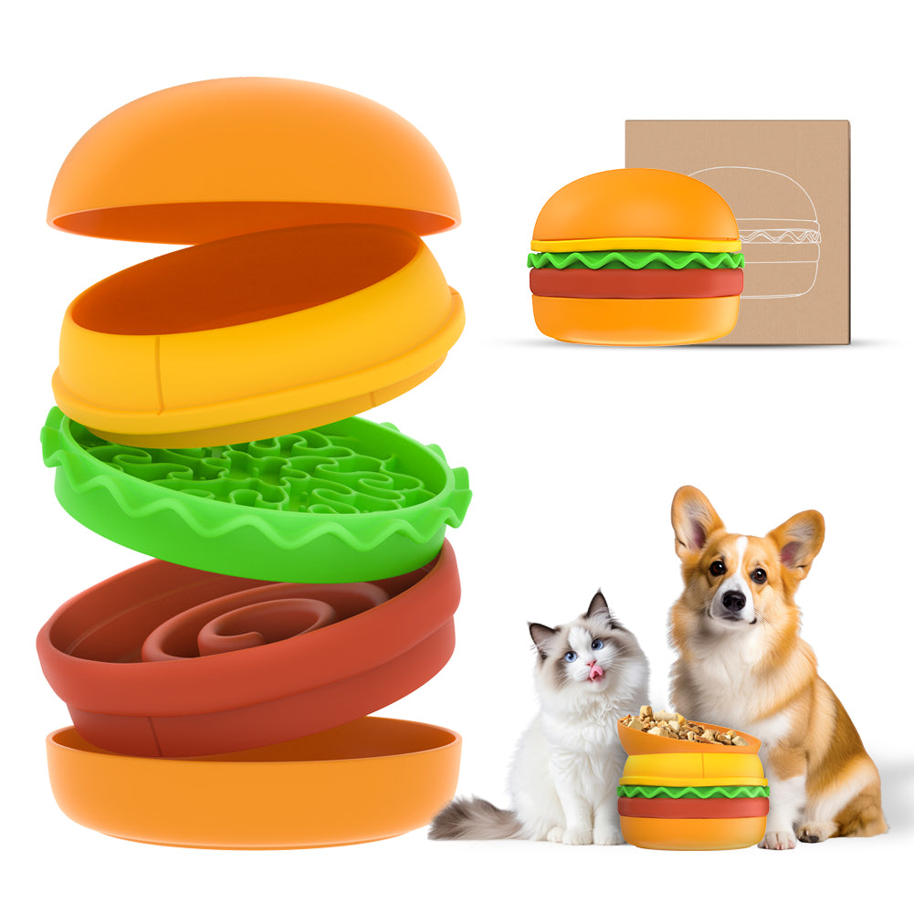 FurryFable Stacked Combo Bowl | Multi-Layer Feeding Set