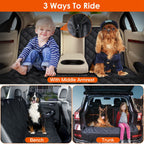 Dog Car Seat Cover | Waterproof & Scratchproof Back Seat Protector