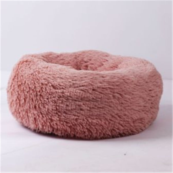 A pet enjoying deep, uninterrupted sleep in their FurryFable calming bed